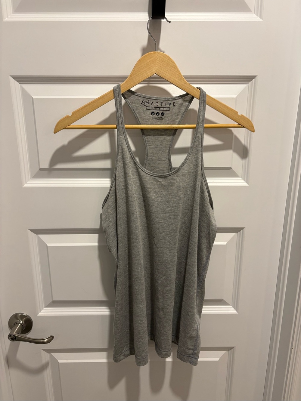 Fox Gray Racerback Tank Top